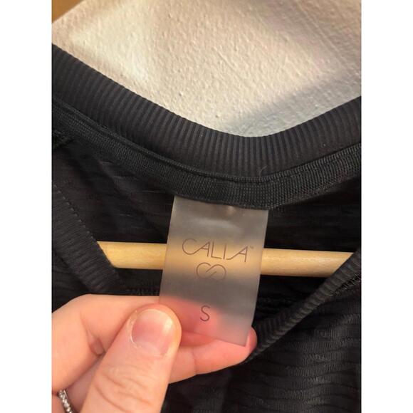 Calia By Carrie Underwood Active Short Sleeve Black Top Size Small - Picture 3 of 6